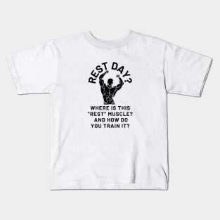 Where Is This Rest Muscle? Kids T-Shirt